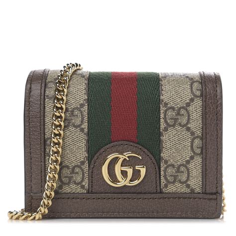 gucci ophidia wallet on chain|gucci ophidia card case.